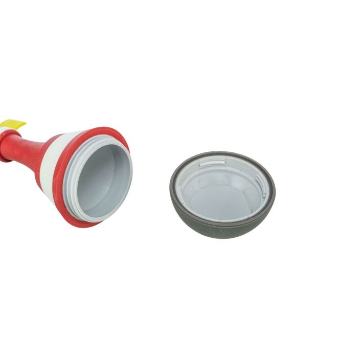 Trixie Juguete Boya acuática de 19 cm para snacks con cuerda
