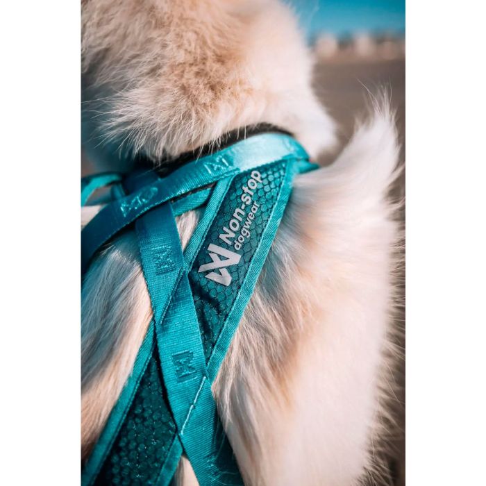 Non-stop dogwear Rush harness verde azulado