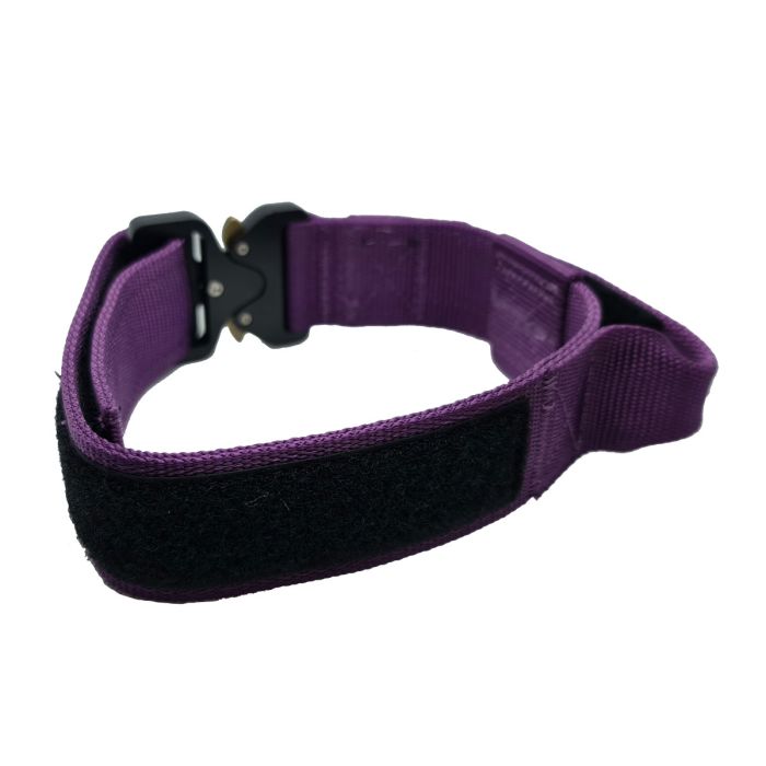 Euro Joe Collar táctico morado con asa 38 mm
