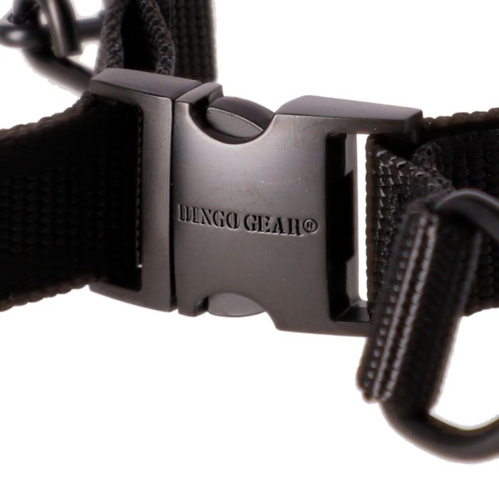 Dingo Gear Collar negro con púas redondeadas y cubiertas de silicona