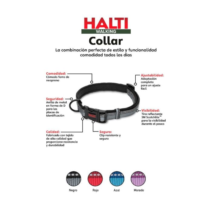 Company of Animals Collar Comfort negro
