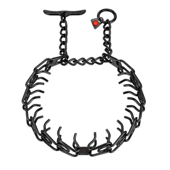 HS Sprenger Collar Ultra-Plus con Whale Tail acero inoxidable negro 3 mm x 50 cm