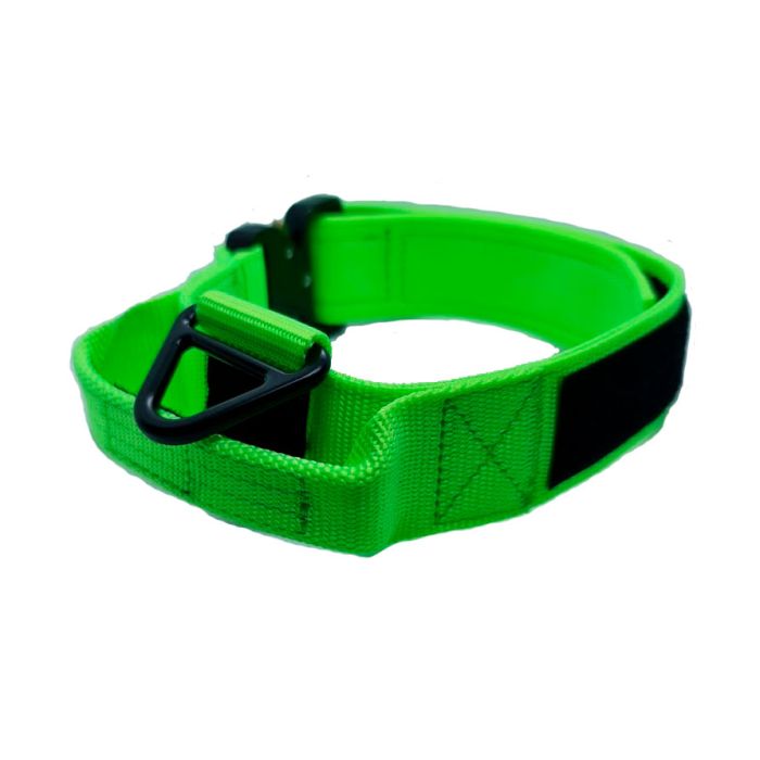 Euro Joe Collar táctico verde con asa 38 mm