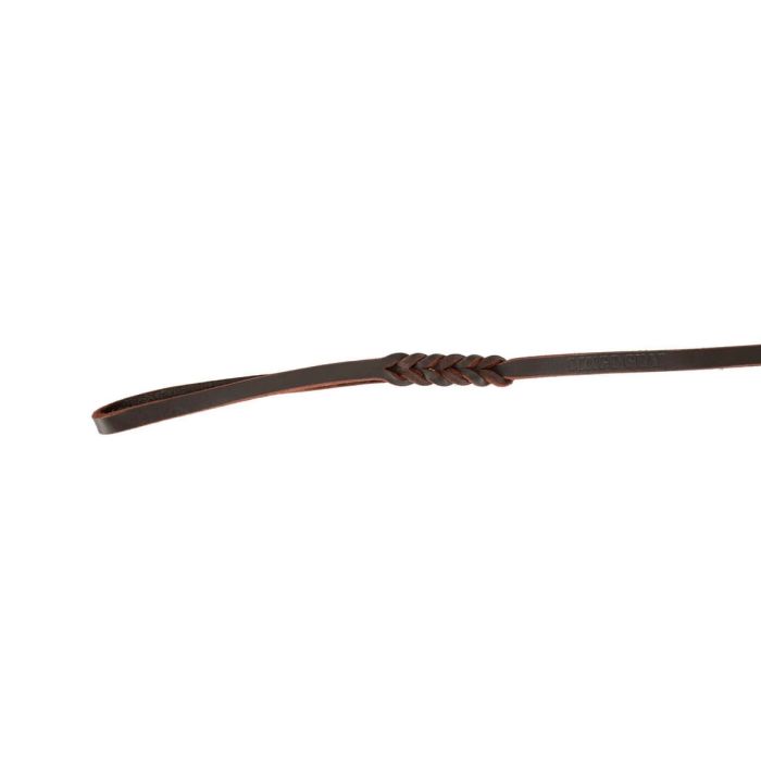 Dingo Gear Correa collar de cuero 12 mm x 2,5 m