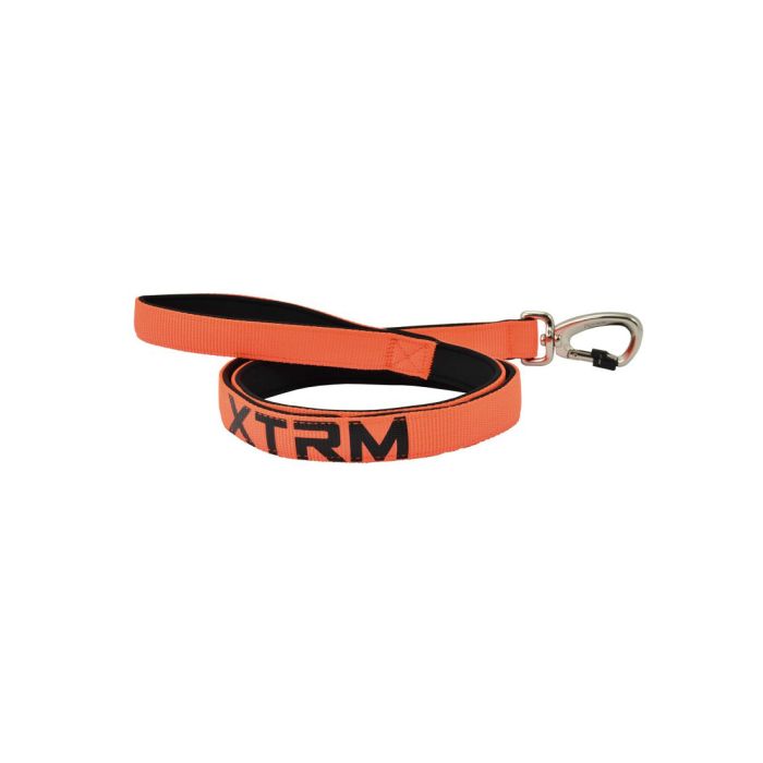 Correa naranja de nylon y neopreno Nayeco X-TRM NEON para perro.