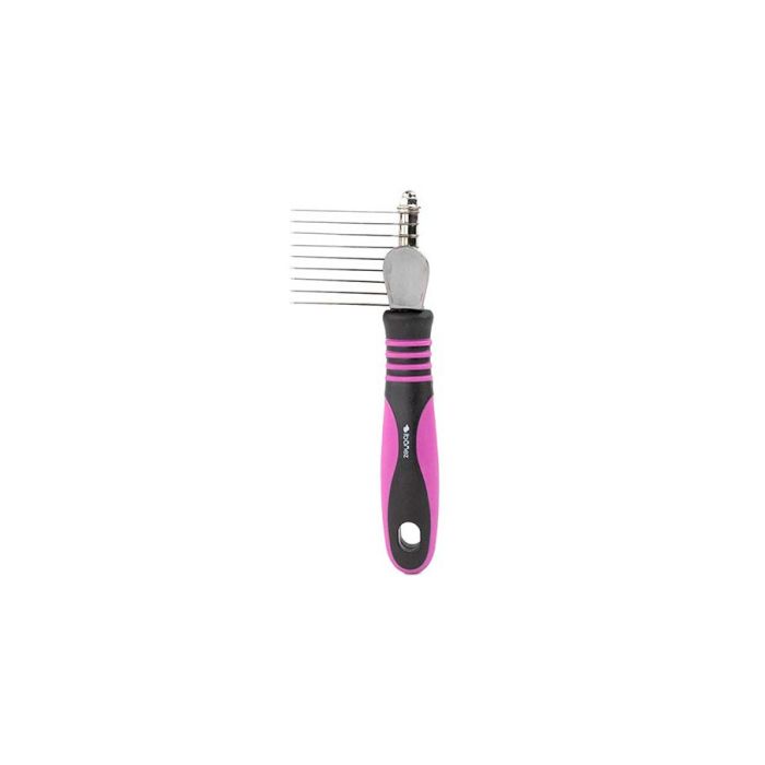 Herramienta cortanudos profesional de la marca Ibáñez con cuchillas largas de acero inoxidable y mango ergonómico.