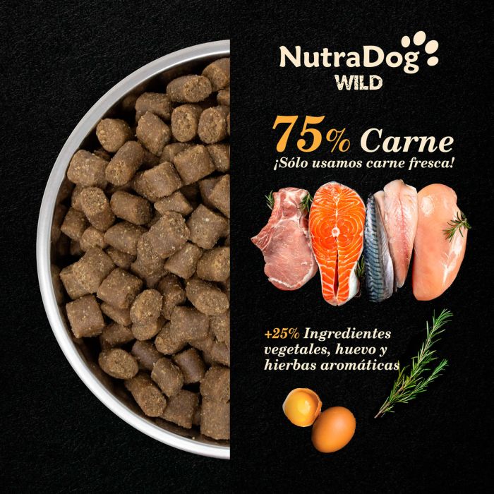 NutraDog Wild 75% pato y pescado