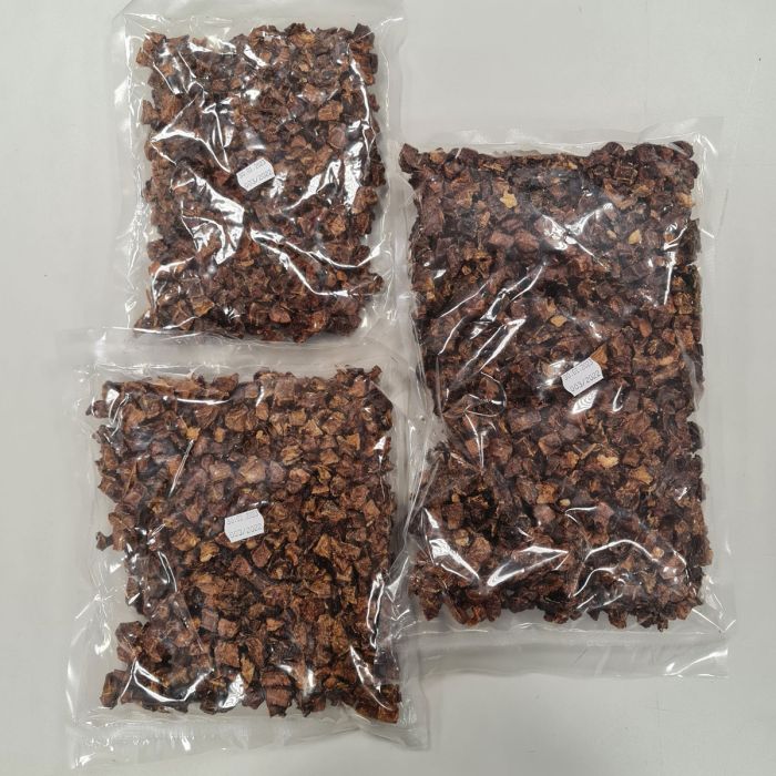 Aninatura Snacks de dados de pulmón de vacuno