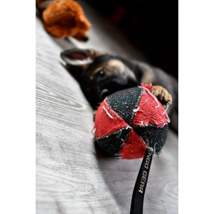 Dingo Gear Pelota de tela francesa de 11 cm con asa