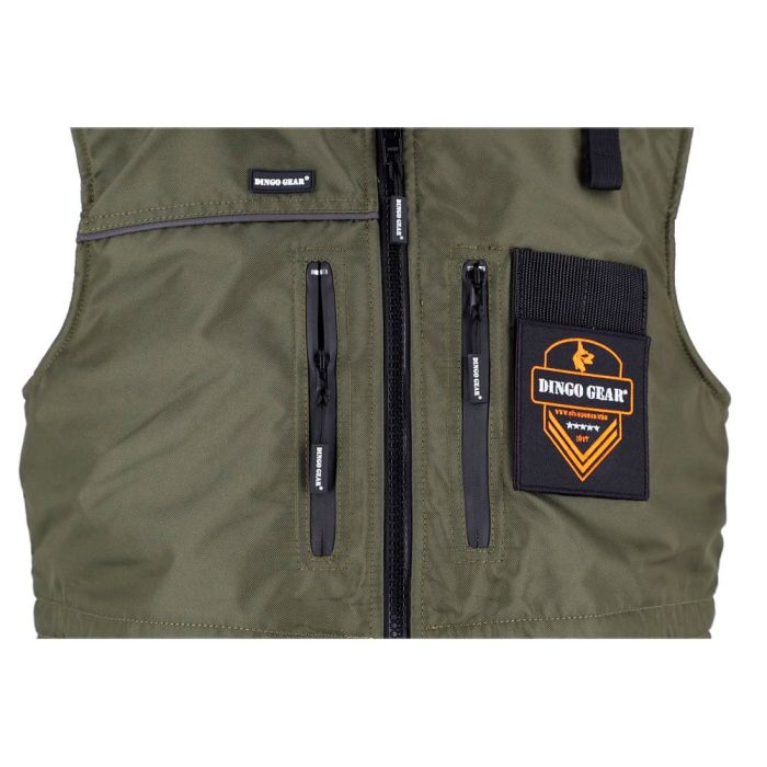 Dingo Gear Chaleco de entrenamiento verde