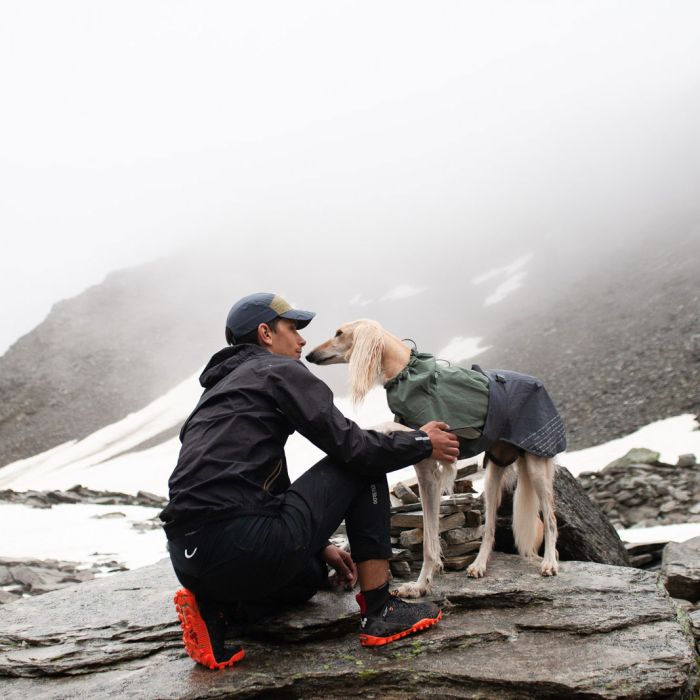 Non-stop dogwear Chubasquero Fjord verde