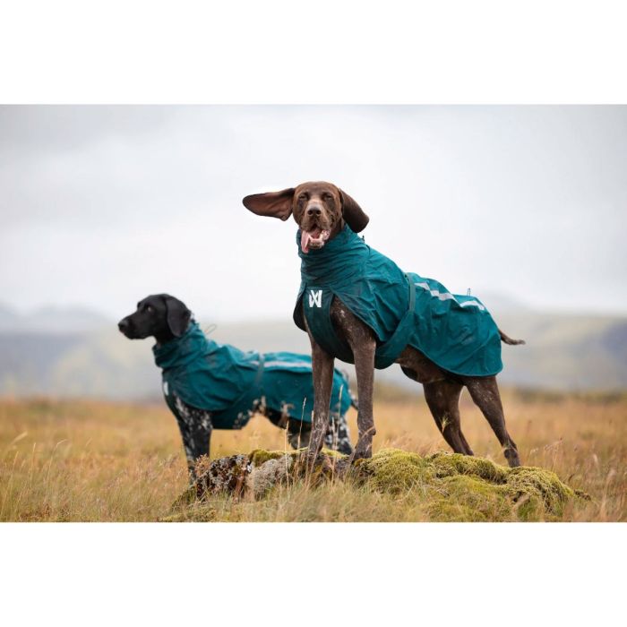Non-stop dogwear Fjord lined raincoat verde azulado oscuro
