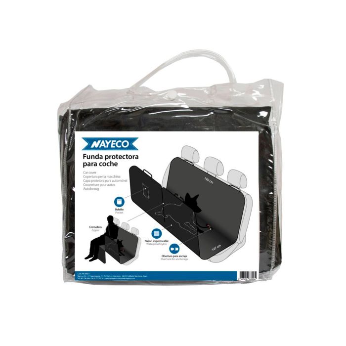 Nayeco Funda protectora para asientos de coche 147 cm x 140 cm