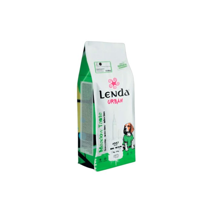 Saco de pienso Lenda Meadow Taste Mini Medium 2 o 10 kg con cordero y vegetales, receta natural sin trigo