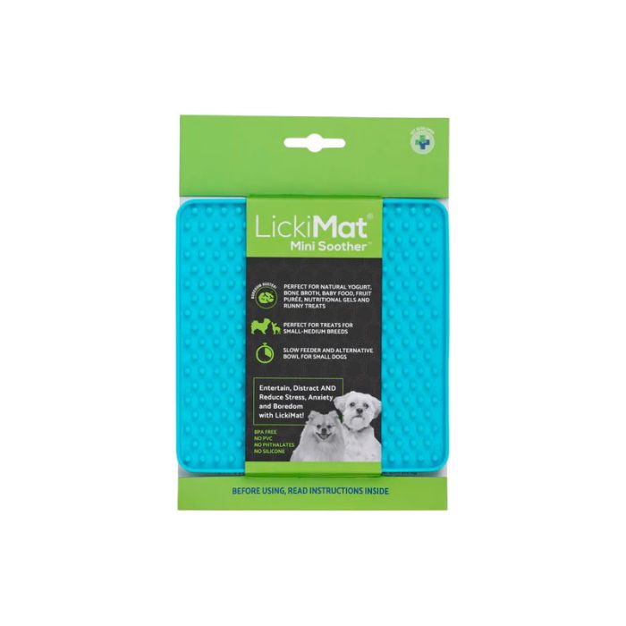 LickiMat Mini Soother turquesa