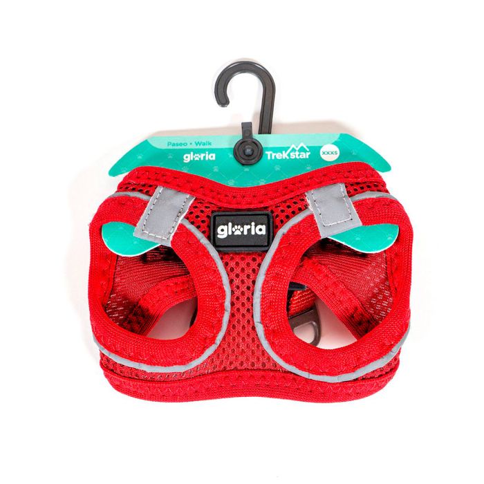 Gloria Arnés Air Mesh Trek Star rojo