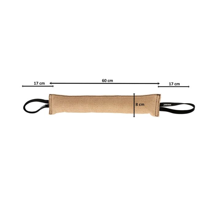 Dingo Gear Mordedor de yute con dos asas 60 cm x 8 cm