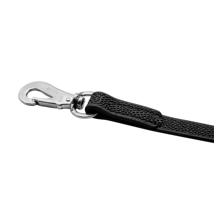 HS Sprenger Correa negra de Biothane Footballgrip 16 mm sin asa