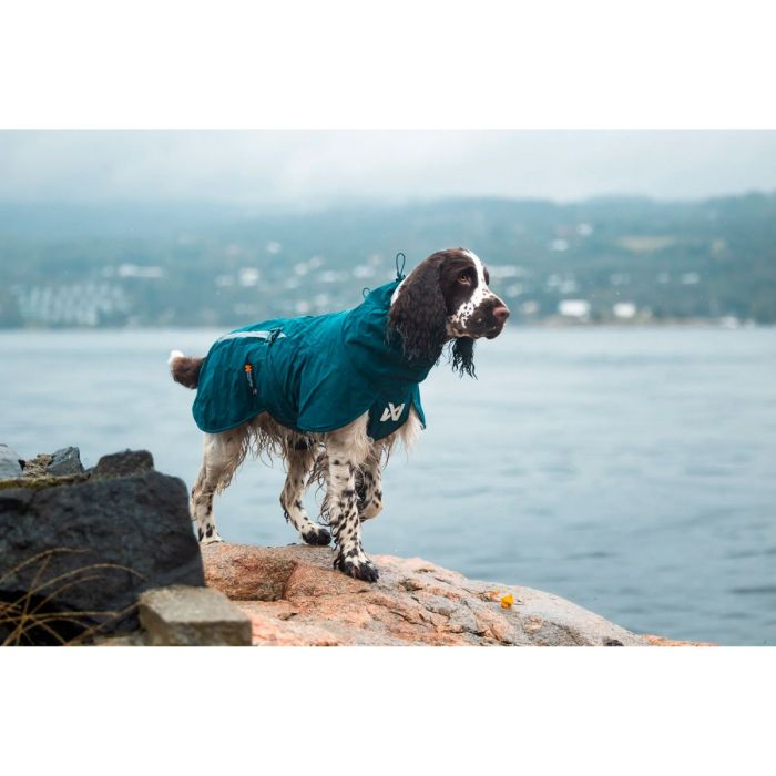 Non-stop dogwear Fjord lined raincoat verde azulado oscuro