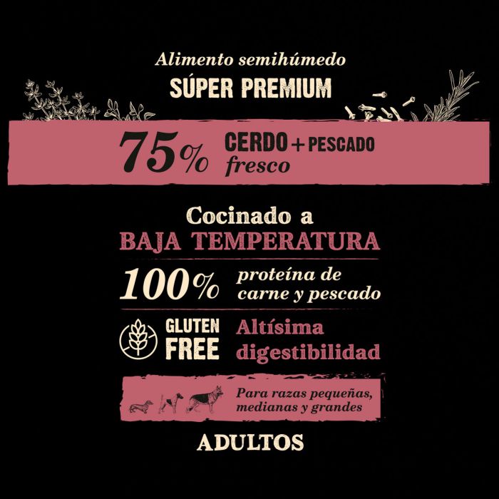 NutraDog Wild 75% cerdo y pescado