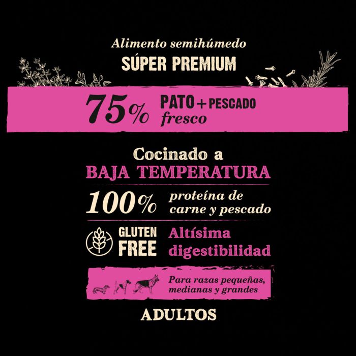 NutraDog Wild 75% pato y pescado