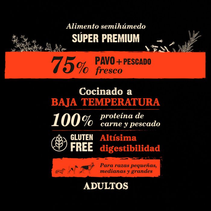 NutraDog Wild 75% pavo y pescado