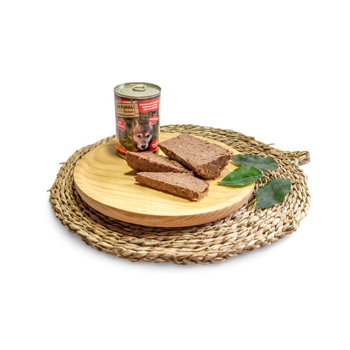 Natural Greatness Pollo con Zanahorias, piña, semillas de lino y arándanos rojos 400 g