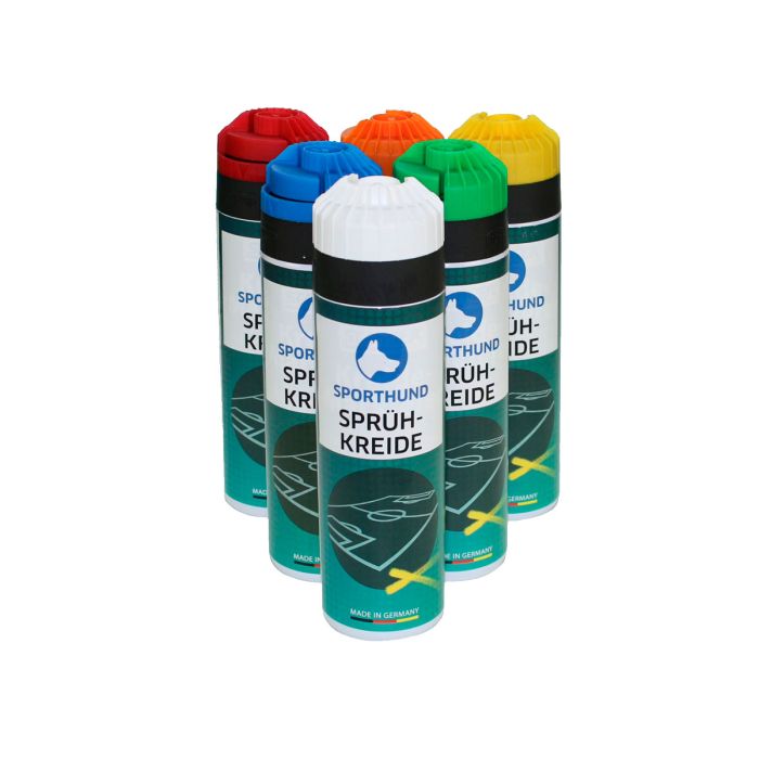 Spray de tiza marcado temporal Sporthund varios colores entrenamiento canino