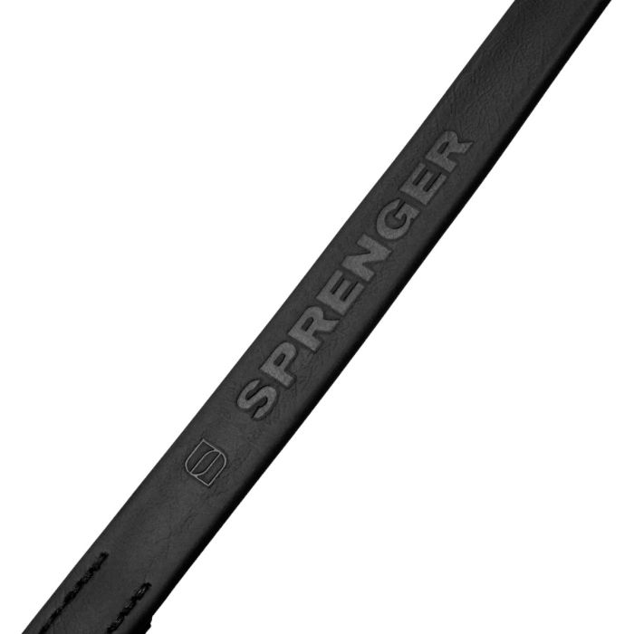 HS Sprenger Correa negra de Biothane 19 mm x 1,2 m con asa