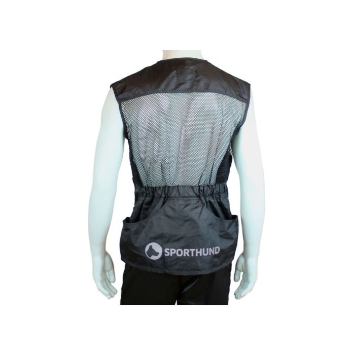 Sporthund Chaleco de malla negro y azul