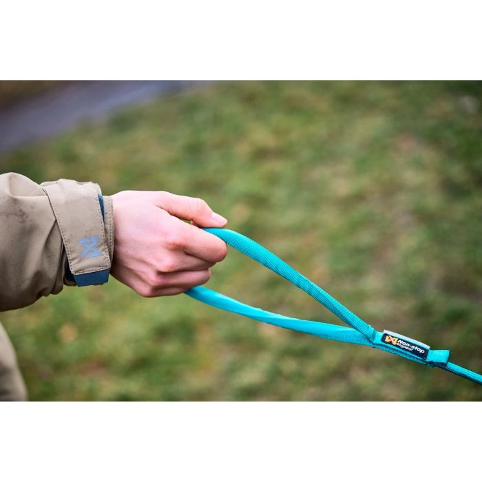Non-stop dogwear Trekking Rope Leash verde azulada 8 mm