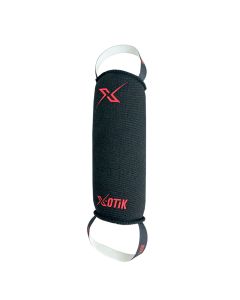 Gama de motivadores cilíndricos X-OTIK PowerBiteRoll negros en tela francesa, tamaños 20cm y 30cm con doble asa