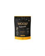 Bolsa de 1kg del alimento semihúmedo para perros Woolf Ultimate con sabor a conejo.
