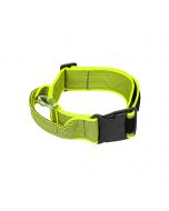 Collar con Asa Julius K-9 en nylon reforzado, diseño deportivo y resistente, con hebilla de alta carga y asa de control.