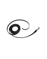 Sporthund Correa negra de Biothane 16 mm sin asa