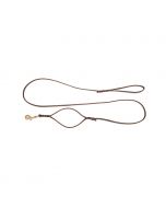 Dingo Gear Correa de cuero con doble asa 10 mm x 1,8 m