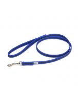 Julius-K9 Correa azul de goma entretejida 20 mm con asa