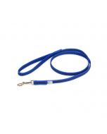 Julius-K9 Correa azul de goma entretejida 14 mm con asa