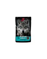 Mousse de Dorada Alpha Spirit para perros, 95 % pescado fresco, alimento húmedo completo.