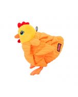 Juguete KONG Layerz gallina en su embalaje original colgado etiqueta roja