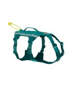 Arnés largo ajustable Ramble Long Turquesa con asa para perros, ideal para senderismo y paseos urbanos – Zona K9