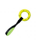 KONG Reflex Tug – Juguete interactivo ultrarresistente con correa elástica para perros – Zona K9