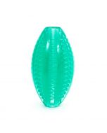 Pelota dental para perro con forma de rugby de TPR 9 cm