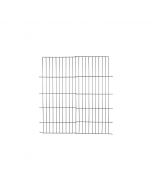 Rejilla separadora metálica negra para jaula de perros Ibáñez vista frontal fondo blanco