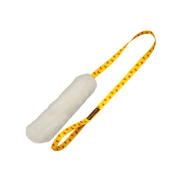 Tug-E-Nuff Sheepskin Chaser Tug blanco