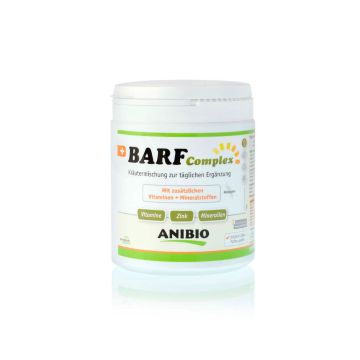 Suplemento Anibio BARF Complex en envase para perros y gatos con dieta BARF