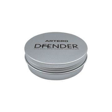 Lata cerrada plateada Artero Dfender bálsamo reparador vista frontal