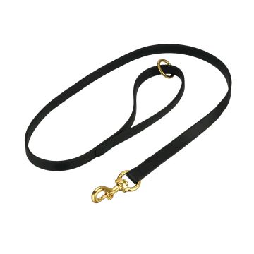 HS Sprenger Correa negra de Biothane 19 mm x 1,2 m con asa