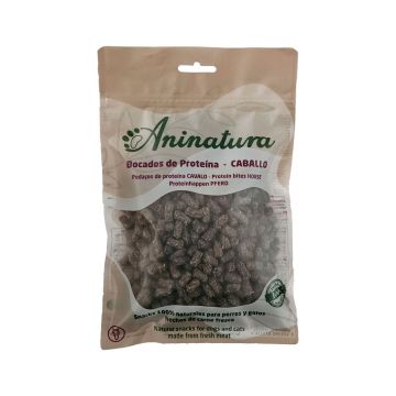 Bocados naturales de caballo Aninatura para perros 250g