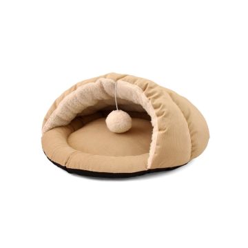 Nayeco Cama cueva beige con pelota